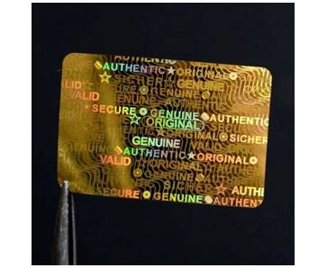 Security Labels with Holograms